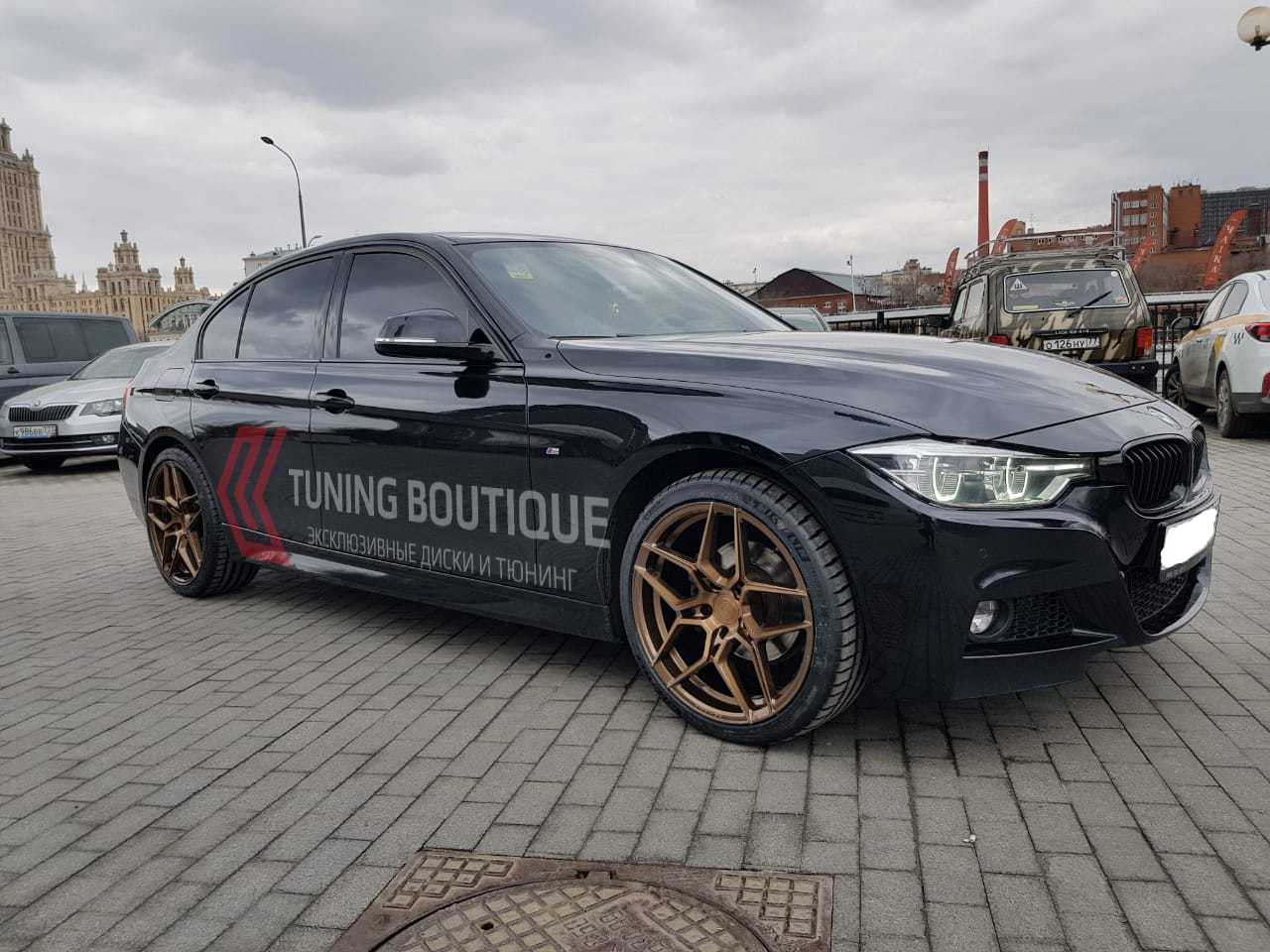 BMW 3 Series на 19" дисках Rohana RFX11 Brushed Bronze фото 2